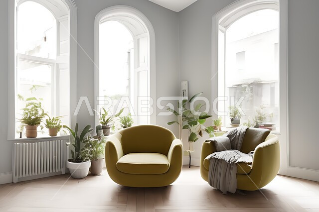 Living room with modern modern designs, living room, interior decorations, hanging paintings, antiques and accessories, upscale home furniture, modern designs, apartments and villas, interior decoration