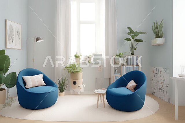 Living room with modern modern designs, living room, interior decorations, hanging paintings, antiques and accessories, upscale home furniture, modern designs, apartments and villas, interior decoration