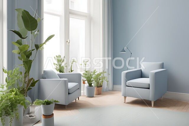 Living room with modern modern designs, living room, interior decorations, hanging paintings, antiques and accessories, upscale home furniture, modern designs, apartments and villas, interior decoration