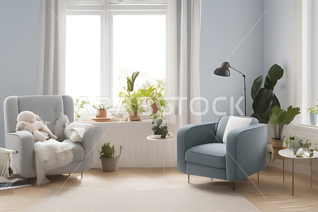  غرفة معيشه بتصاميم عصرية حديثه، غرفة جلوس, ديكورات داخليه، لوحات فنيه معلقه, تحف و إكسسوارات, أثاث منزلي راقي، تصاميم عصرية ، شقق وفلل سكنية ، ديكور داخلي