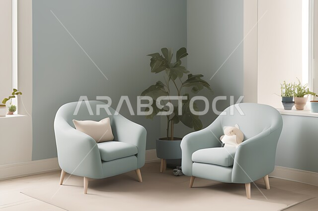 Living room with modern modern designs, living room, interior decorations, hanging paintings, antiques and accessories, upscale home furniture, modern designs, apartments and villas, interior decoration