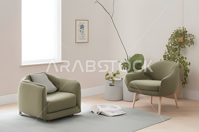 Living room with modern modern designs, living room, interior decorations, hanging paintings, antiques and accessories, upscale home furniture, modern designs, apartments and villas, interior decoration