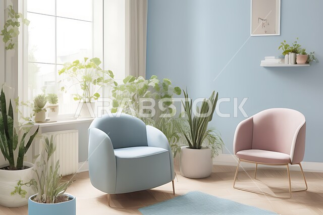 Living room with modern modern designs, living room, interior decorations, hanging paintings, antiques and accessories, upscale home furniture, modern designs, apartments and villas, interior decoration