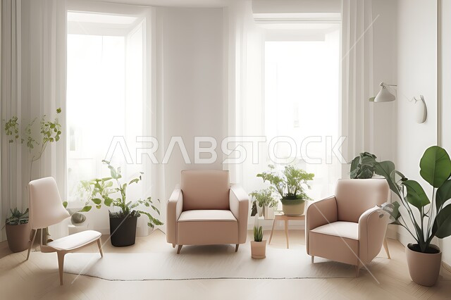 Living room with modern modern designs, living room, interior decorations, hanging paintings, antiques and accessories, upscale home furniture, modern designs, apartments and villas, interior decoration