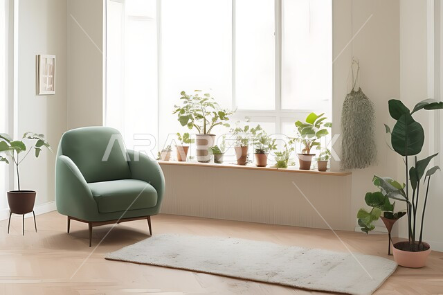 Living room with modern modern designs, living room, interior decorations, hanging paintings, antiques and accessories, upscale home furniture, modern designs, apartments and villas, interior decoration