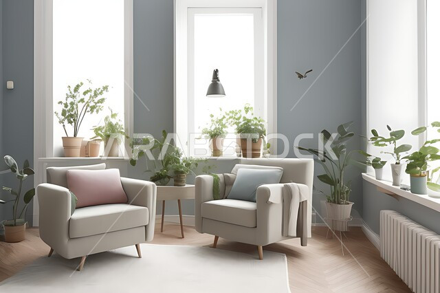 غرفة معيشه بتصاميم عصرية حديثه، غرفة جلوس, ديكورات داخليه، لوحات فنيه معلقه, تحف و إكسسوارات, أثاث منزلي راقي، تصاميم عصرية ، شقق وفلل سكنية ، ديكور داخلي