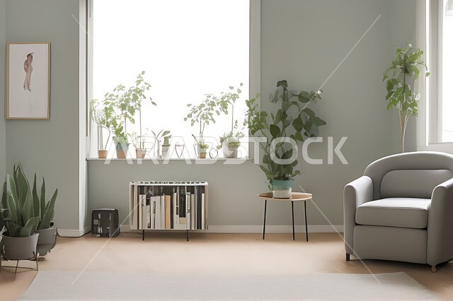 Living room with modern modern designs, living room, interior decorations, hanging paintings, antiques and accessories, upscale home furniture, modern designs, apartments and villas, interior decoration