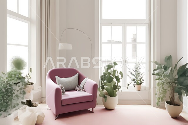 Living room with modern modern designs, living room, interior decorations, hanging paintings, antiques and accessories, upscale home furniture, modern designs, apartments and villas, interior decoration