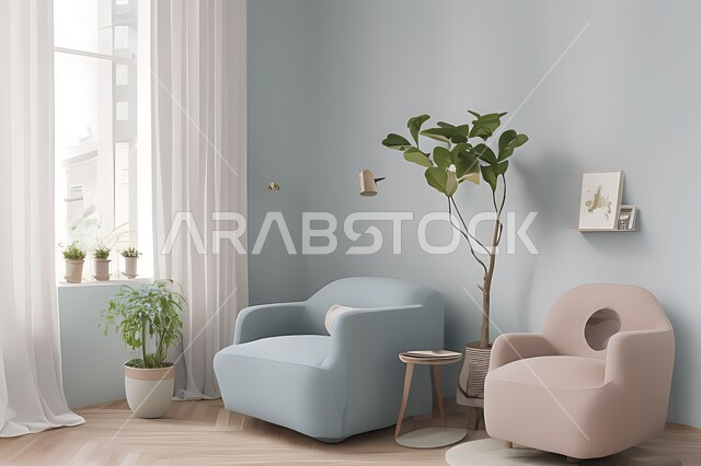 Living room with modern modern designs, living room, interior decorations, hanging paintings, antiques and accessories, upscale home furniture, modern designs, apartments and villas, interior decoration