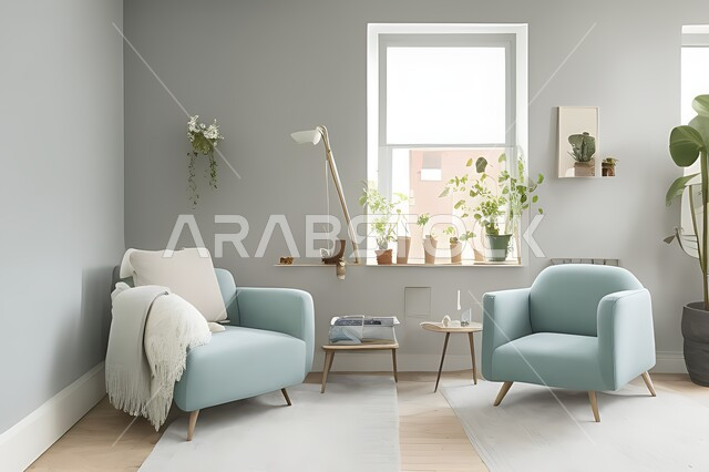 Living room with modern modern designs, living room, interior decorations, hanging paintings, antiques and accessories, upscale home furniture, modern designs, apartments and villas, interior decoration