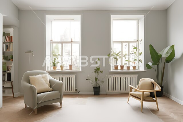 Living room with modern modern designs, living room, interior decorations, hanging paintings, antiques and accessories, upscale home furniture, modern designs, apartments and villas, interior decoration