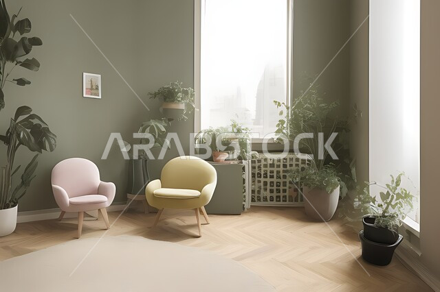 Living room with modern modern designs, living room, interior decorations, hanging paintings, antiques and accessories, upscale home furniture, modern designs, apartments and villas, interior decoration