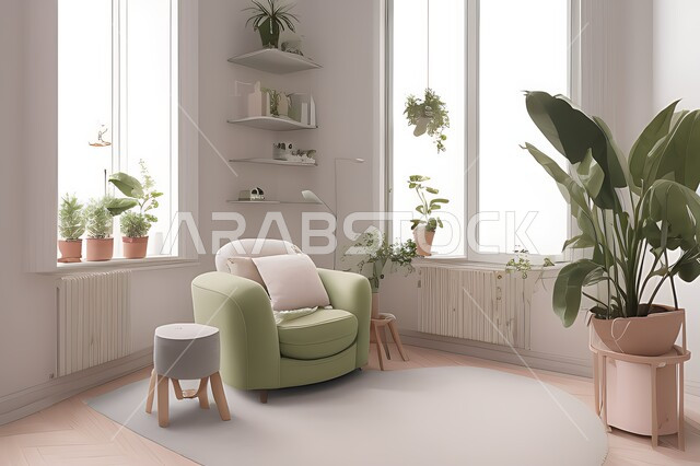 Living room with modern modern designs, living room, interior decorations, hanging paintings, antiques and accessories, upscale home furniture, modern designs, apartments and villas, interior decoration