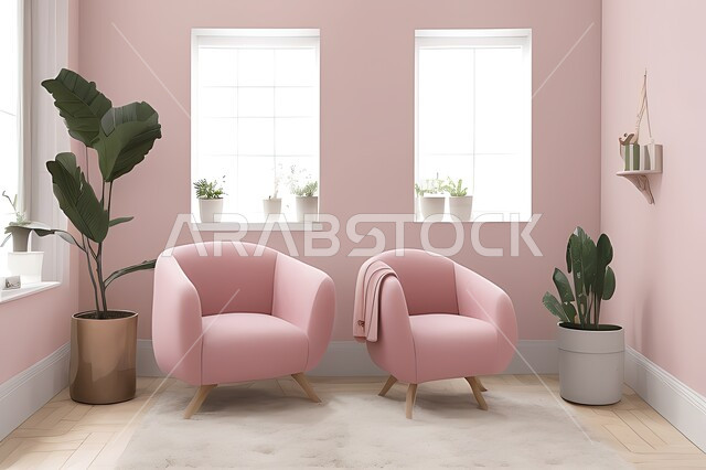 Living room with modern modern designs, living room, interior decorations, hanging paintings, antiques and accessories, upscale home furniture, modern designs, apartments and villas, interior decoration