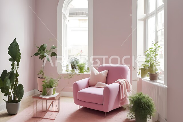 Living room with modern modern designs, living room, interior decorations, hanging paintings, antiques and accessories, upscale home furniture, modern designs, apartments and villas, interior decoration