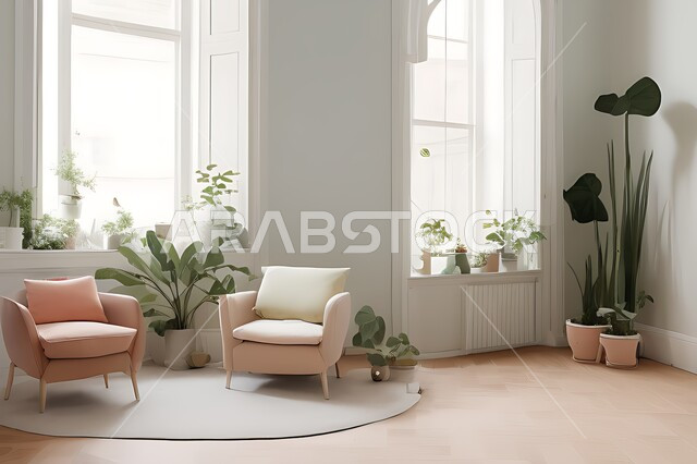 Living room with modern modern designs, living room, interior decorations, hanging paintings, antiques and accessories, upscale home furniture, modern designs, apartments and villas, interior decoration