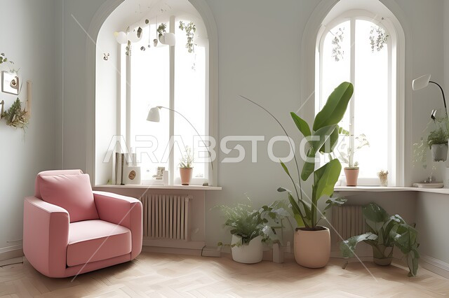 Living room with modern modern designs, living room, interior decorations, hanging paintings, antiques and accessories, upscale home furniture, modern designs, apartments and villas, interior decoration