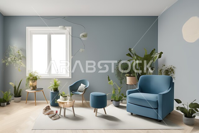 Living room with modern modern designs, living room, interior decorations, hanging paintings, antiques and accessories, upscale home furniture, modern designs, apartments and villas, interior decoration