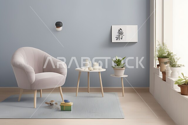 Living room with modern modern designs, living room, interior decorations, hanging paintings, antiques and accessories, upscale home furniture, modern designs, apartments and villas, interior decoration