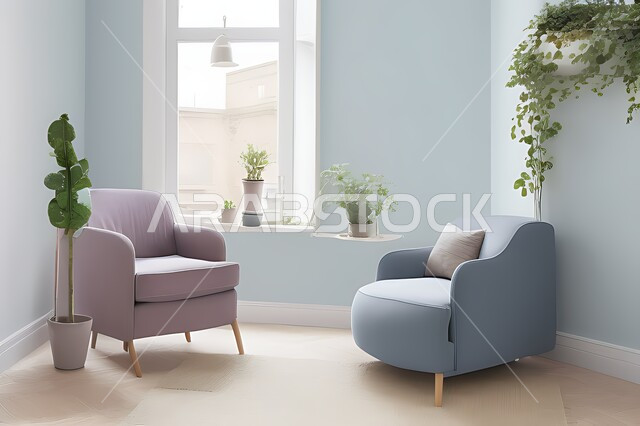 Living room with modern modern designs, living room, interior decorations, hanging paintings, antiques and accessories, upscale home furniture, modern designs, apartments and villas, interior decoration