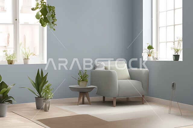 Living room with modern modern designs, living room, interior decorations, hanging paintings, antiques and accessories, upscale home furniture, modern designs, apartments and villas, interior decoration