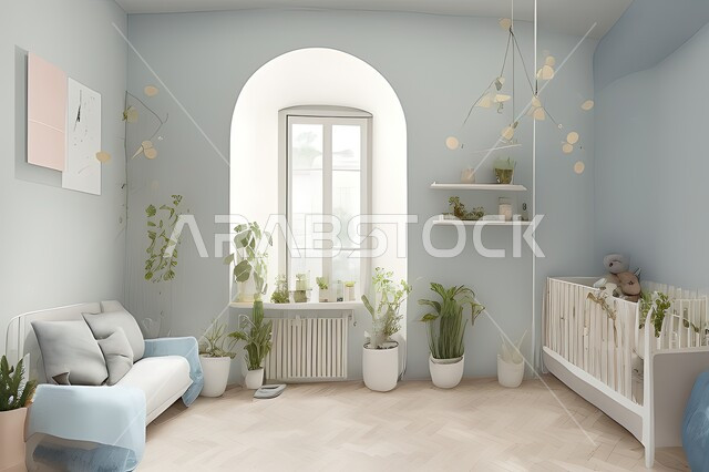 غرفة نوم أطفال بتصاميم عصرية حديثه، ديكورات داخليه، لوحات فنيه معلقه, تحف و إكسسوارات, أثاث منزلي راقي، تصاميم عصرية ، شقق وفلل سكنية ، ديكور داخلي