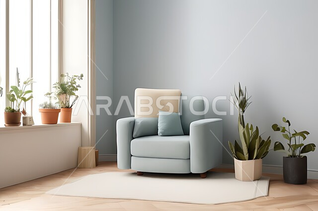 Living room with modern modern designs, living room, interior decorations, hanging paintings, antiques and accessories, upscale home furniture, modern designs, apartments and villas, interior decoration