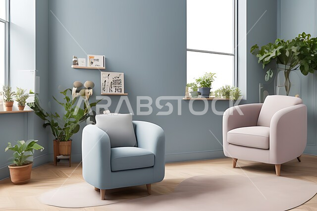 Living room with modern modern designs, living room, interior decorations, hanging paintings, antiques and accessories, upscale home furniture, modern designs, apartments and villas, interior decoration