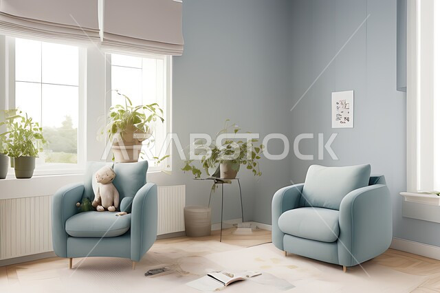 Living room with modern modern designs, living room, interior decorations, hanging paintings, antiques and accessories, upscale home furniture, modern designs, apartments and villas, interior decoration