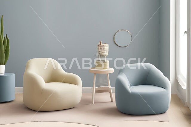 Living room with modern modern designs, living room, interior decorations, hanging paintings, antiques and accessories, upscale home furniture, modern designs, apartments and villas, interior decoration