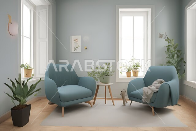 Living room with modern modern designs, living room, interior decorations, hanging paintings, antiques and accessories, upscale home furniture, modern designs, apartments and villas, interior decoration