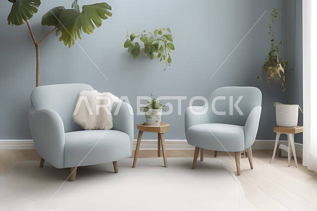 Living room with modern modern designs, living room, interior decorations, hanging paintings, antiques and accessories, upscale home furniture, modern designs, apartments and villas, interior decoration