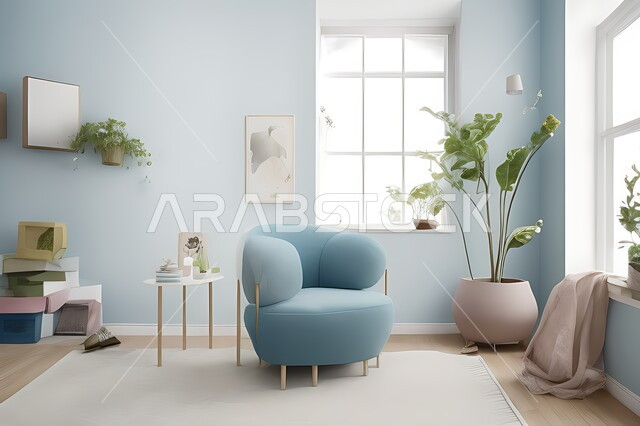 Living room with modern modern designs, living room, interior decorations, hanging paintings, antiques and accessories, upscale home furniture, modern designs, apartments and villas, interior decoration