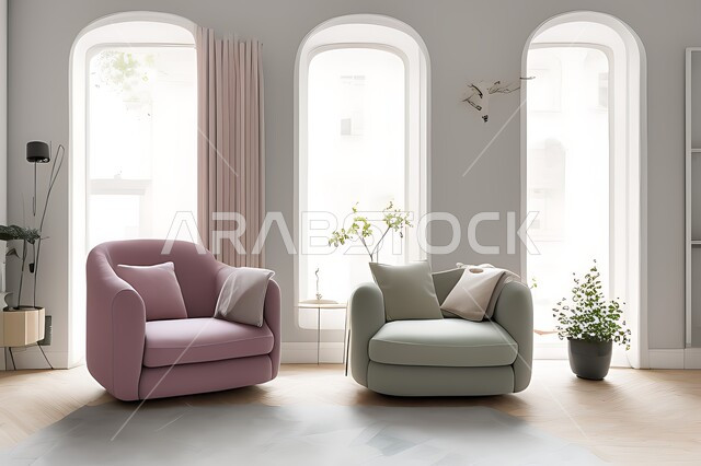 Living room with modern modern designs, living room, interior decorations, hanging paintings, antiques and accessories, upscale home furniture, modern designs, apartments and villas, interior decoration