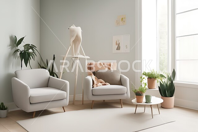 Living room with modern modern designs, living room, interior decorations, hanging paintings, antiques and accessories, upscale home furniture, modern designs, apartments and villas, interior decoration