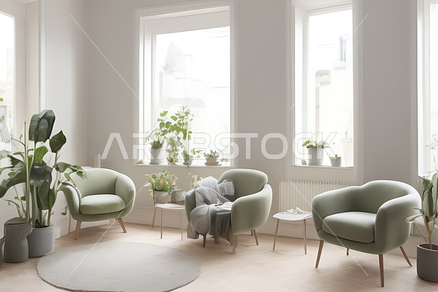 Living room with modern modern designs, living room, interior decorations, hanging paintings, antiques and accessories, upscale home furniture, modern designs, apartments and villas, interior decoration