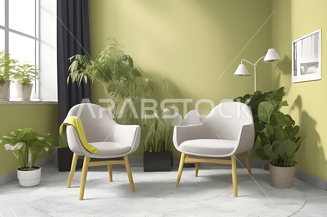 Living room with modern modern designs, living room, interior decorations, hanging paintings, antiques and accessories, upscale home furniture, modern designs, apartments and villas, interior decoration