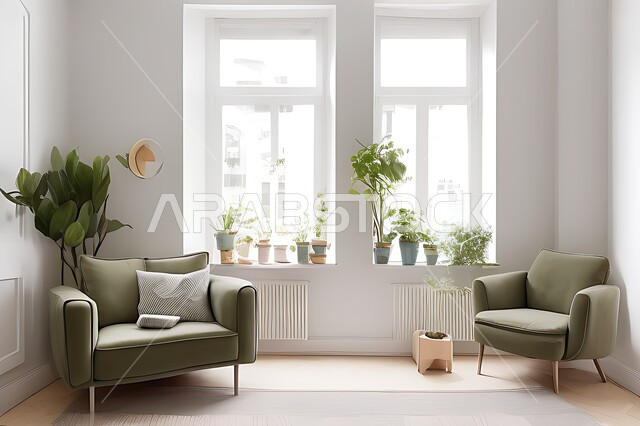 Living room with modern modern designs, living room, interior decorations, hanging paintings, antiques and accessories, upscale home furniture, modern designs, apartments and villas, interior decoration