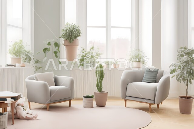 Living room with modern modern designs, living room, interior decorations, hanging paintings, antiques and accessories, upscale home furniture, modern designs, apartments and villas, interior decoration