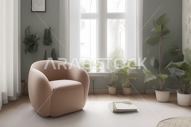 Living room with modern modern designs, living room, interior decorations, hanging paintings, antiques and accessories, upscale home furniture, modern designs, apartments and villas, interior decoration