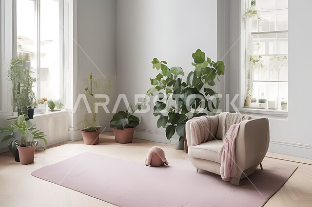 Living room with modern modern designs, living room, interior decorations, hanging paintings, antiques and accessories, upscale home furniture, modern designs, apartments and villas, interior decoration