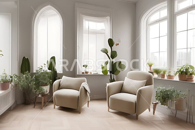 Living room with modern modern designs, living room, interior decorations, hanging paintings, antiques and accessories, upscale home furniture, modern designs, apartments and villas, interior decoration