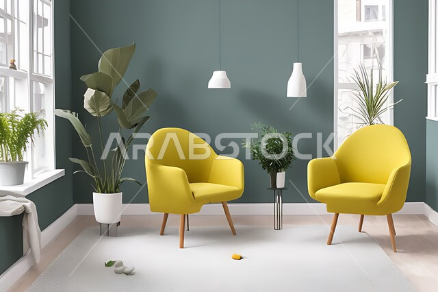 Living room with modern modern designs, living room, interior decorations, hanging paintings, antiques and accessories, upscale home furniture, modern designs, apartments and villas, interior decoration