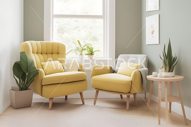 Living room with modern modern designs, living room, interior decorations, hanging paintings, antiques and accessories, upscale home furniture, modern designs, apartments and villas, interior decoration