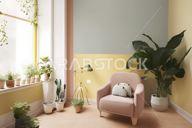 Living room with modern modern designs, living room, interior decorations, hanging paintings, antiques and accessories, upscale home furniture, modern designs, apartments and villas, interior decoration