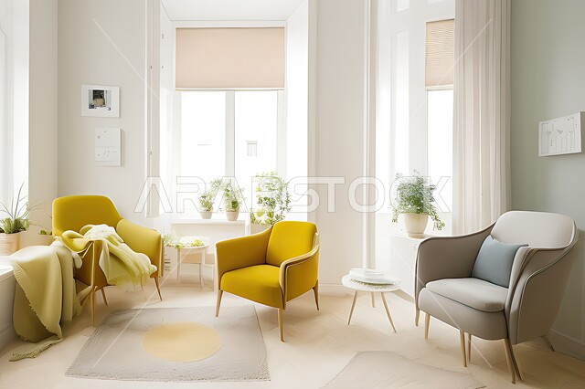 Living room with modern modern designs, living room, interior decorations, hanging paintings, antiques and accessories, upscale home furniture, modern designs, apartments and villas, interior decoration