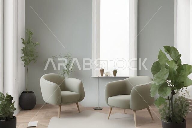 Living room with modern modern designs, living room, interior decorations, hanging paintings, antiques and accessories, upscale home furniture, modern designs, apartments and villas, interior decoration