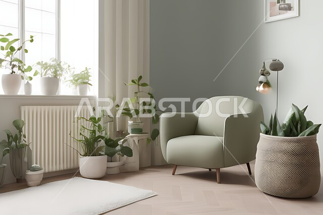 Living room with modern modern designs, living room, interior decorations, hanging paintings, antiques and accessories, upscale home furniture, modern designs, apartments and villas, interior decoration