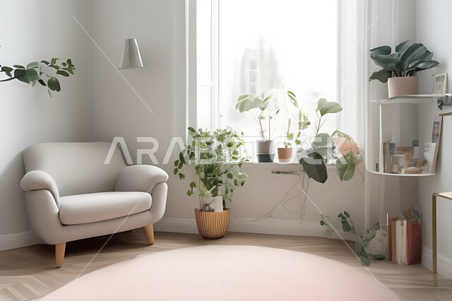 Living room with modern modern designs, living room, interior decorations, hanging paintings, antiques and accessories, upscale home furniture, modern designs, apartments and villas, interior decoration