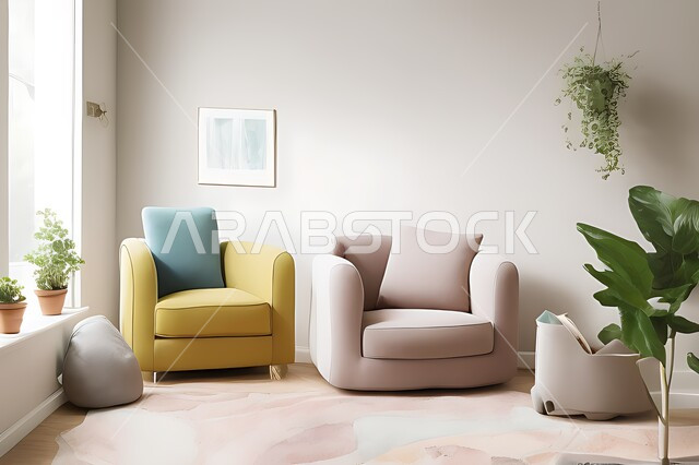 غرفة معيشه بتصاميم عصرية حديثه، غرفة جلوس, ديكورات داخليه، لوحات فنيه معلقه, تحف و إكسسوارات, أثاث منزلي راقي، تصاميم عصرية ، شقق وفلل سكنية ، ديكور داخلي